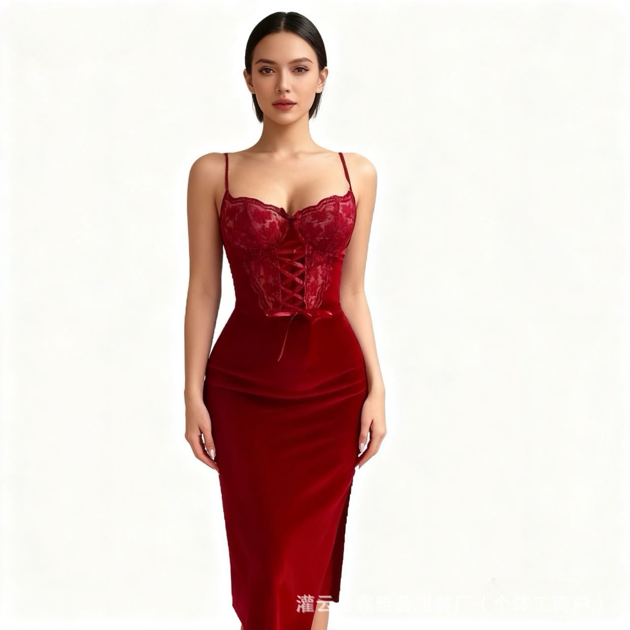 Sexy Mesh Sheer Bodycon Dress - Büyük Beden Seksi Şeffaf File Askılı