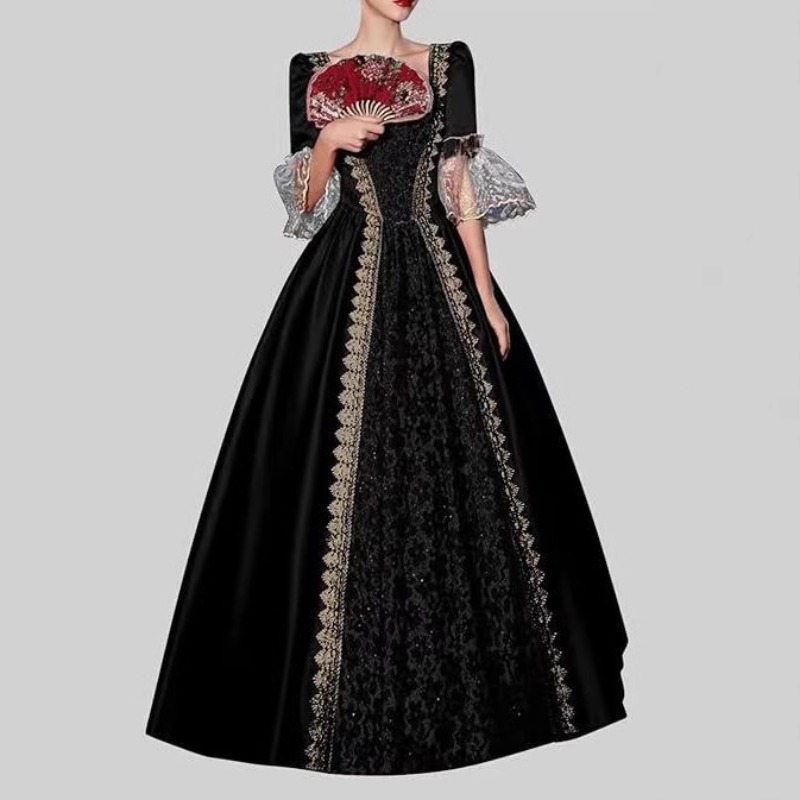 Dresses - S-5XL Kadın Yeni Orta Çağ Rönesans