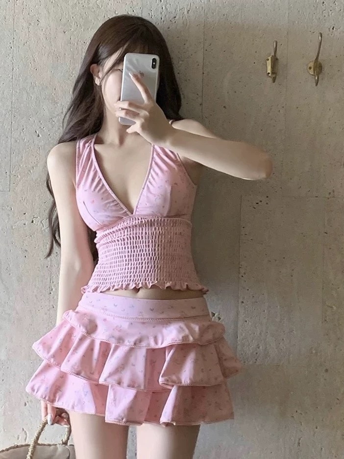 Skirts - Yazlık Kadın Giyim İnceltici Tankini Mayo