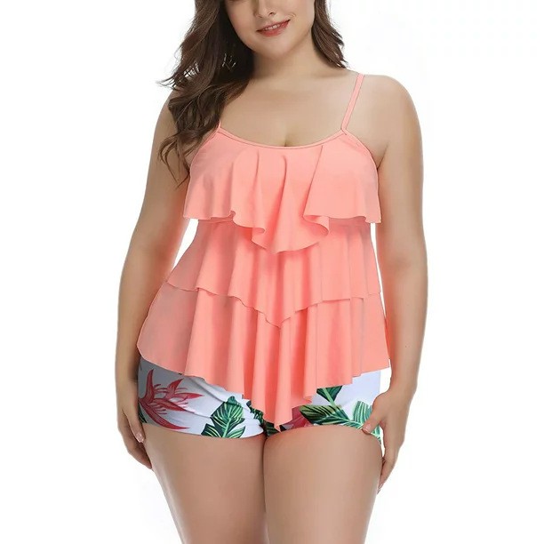 Tankini Kadın Bikini Çiçek Des - Tops incelemesi ve fiyatı