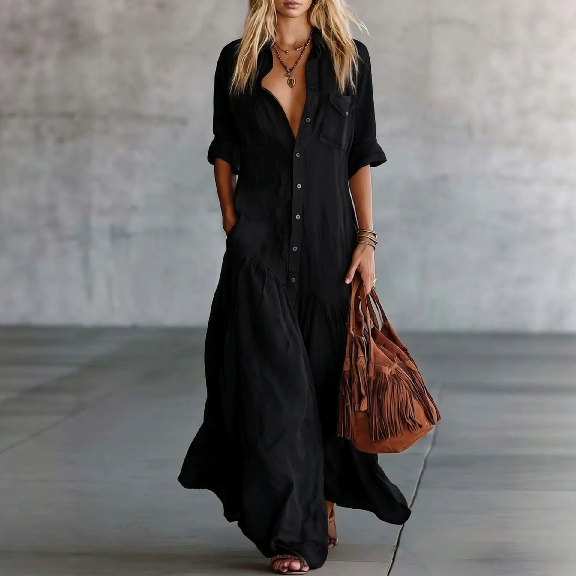 2026 Kadın Yazlık Pamuklu Kete - Casual Loose Linen Shirt Dress incelemesi ve fiyatı