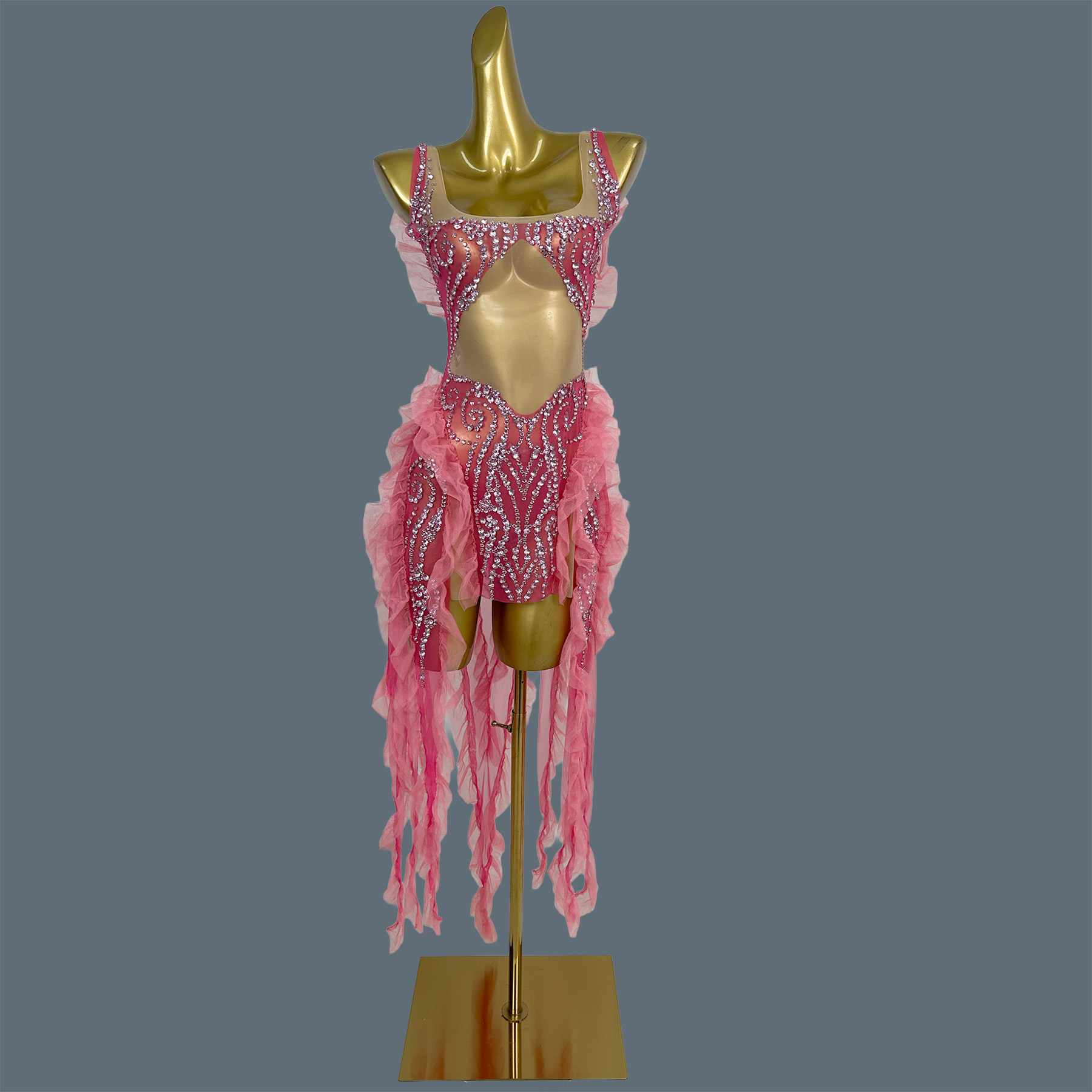 Moda Işıltılı Kristal Taşlı Fı - Sparkly Rhinestone Club Party Dress incelemesi ve fiyatı