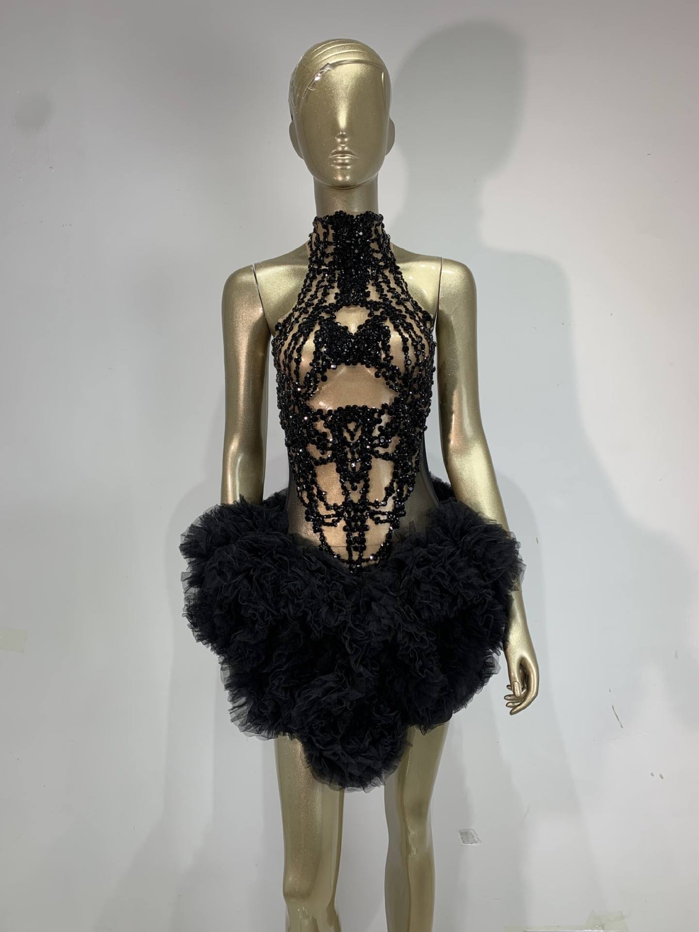 Kadın Mini Elbise Işıltılı Yap - Sparkly Rhinestone Club Party Dress incelemesi ve fiyatı