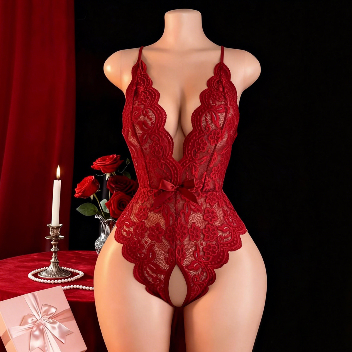 Kadınlar için sıcak Crotchless - Lingerie incelemesi ve fiyatı