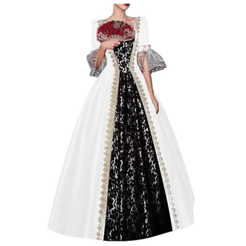 S-5XL Kadın Yeni Orta Çağ Röne - Dresses incelemesi ve fiyatı