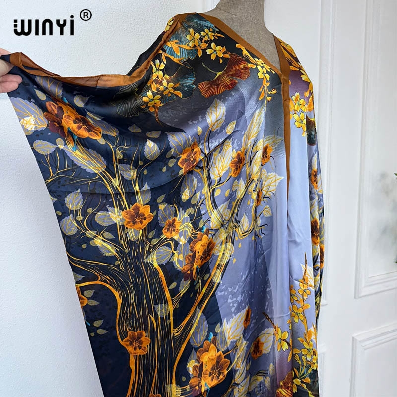 WINYI 2023 V Yaka Afrika Modas - Boho Summer Beach Maxi Dress incelemesi ve fiyatı