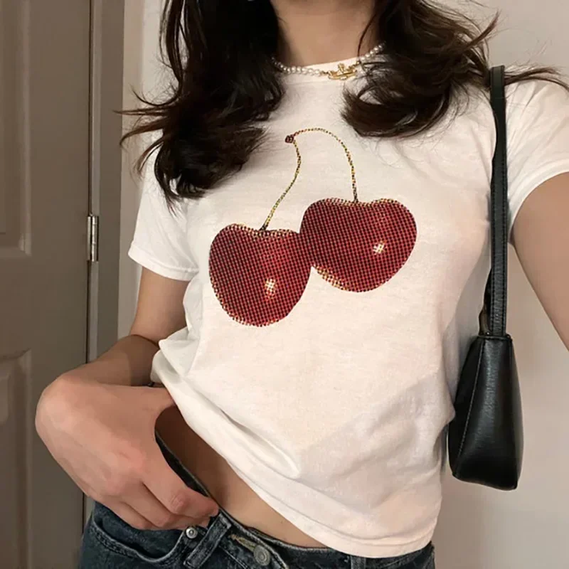 Estetik Yazlık Bebek Tişörtü S - Y2K Graphic Baby Tee Crop incelemesi ve fiyatı