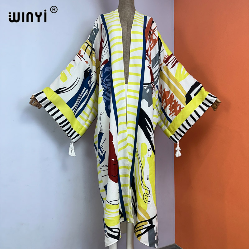 WINYI kimono yeni boho plaj ya - Boho Summer Beach Maxi Dress incelemesi ve fiyatı