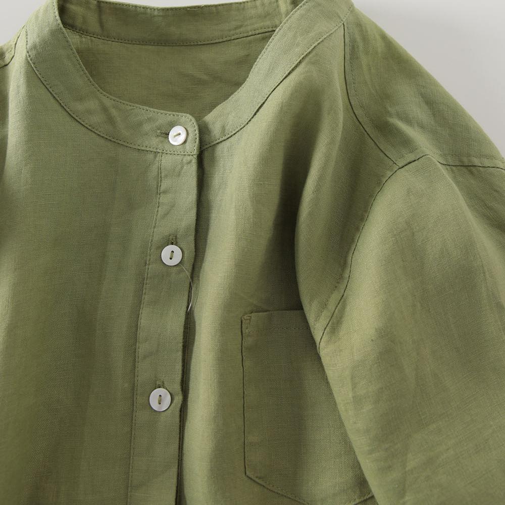 Outlet Japon Tarzı Keten Gömle - Casual Loose Linen Shirt Dress incelemesi ve fiyatı