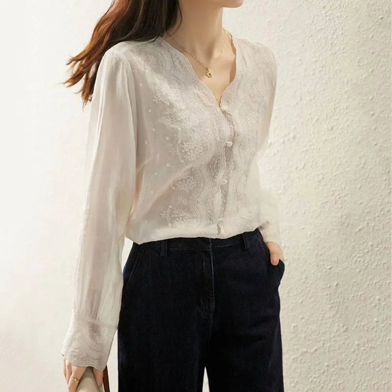 GELITAYIN V Yaka Uzun Kollu Ke - Casual Loose Linen Shirt Dress incelemesi ve fiyatı