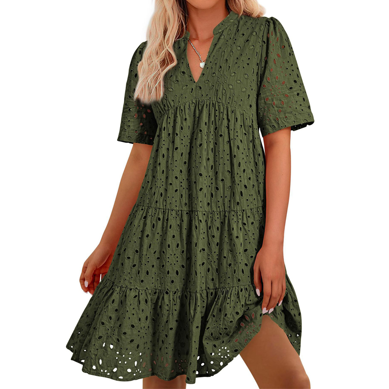 Kadınlar için Bohem Yazlık V Y - French Vintage Floral Midi Dress incelemesi ve fiyatı