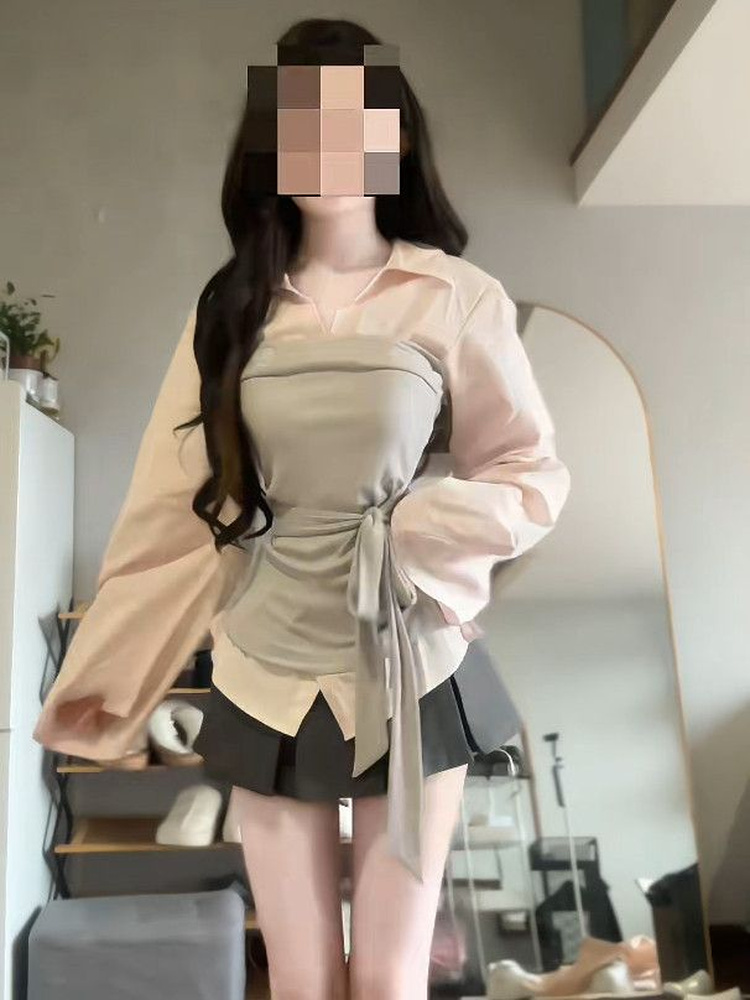 Kadın Büyük Beden Kore Tarzı P - Korean Style A Line Shirt Dress incelemesi ve fiyatı