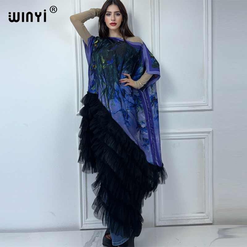 WINYI Afrika Giyim Büyük Beden - Boho Summer Beach Maxi Dress incelemesi ve fiyatı