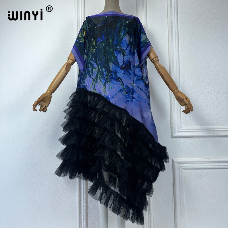 WINYI Afrika Giyim Büyük Beden - Boho Summer Beach Maxi Dress incelemesi ve fiyatı