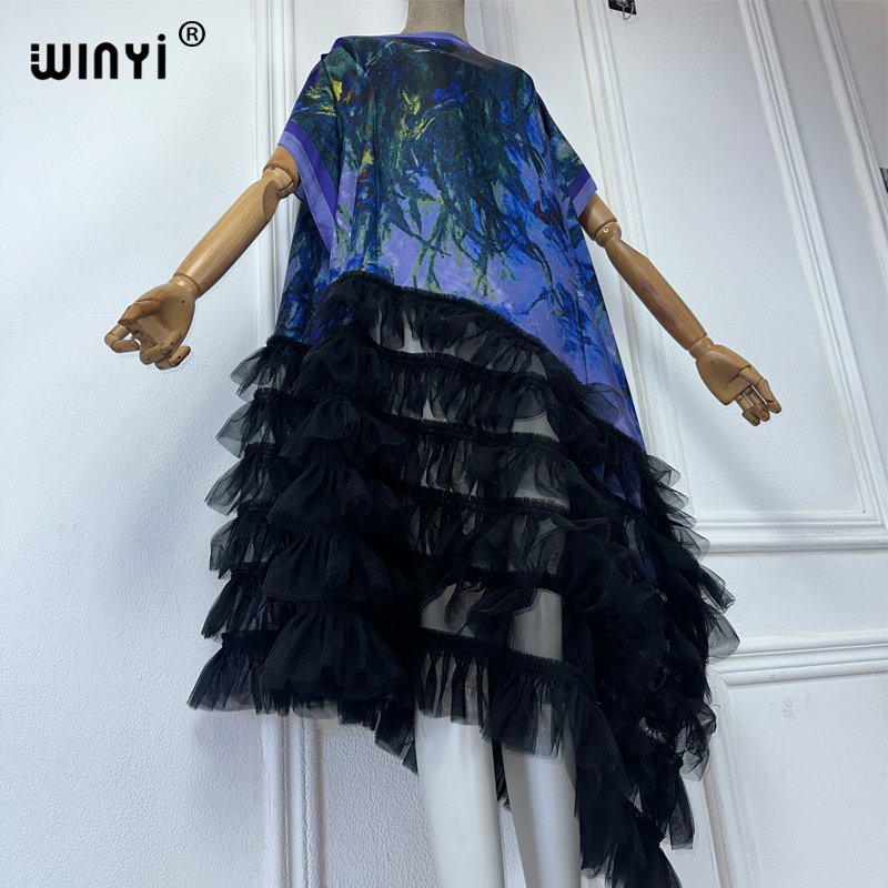 WINYI Afrika Giyim Büyük Beden - Boho Summer Beach Maxi Dress incelemesi ve fiyatı